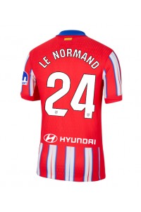 Atletico Madrid Robin Le Normand #24 Voetbaltruitje Thuis tenue 2024-25 Korte Mouw